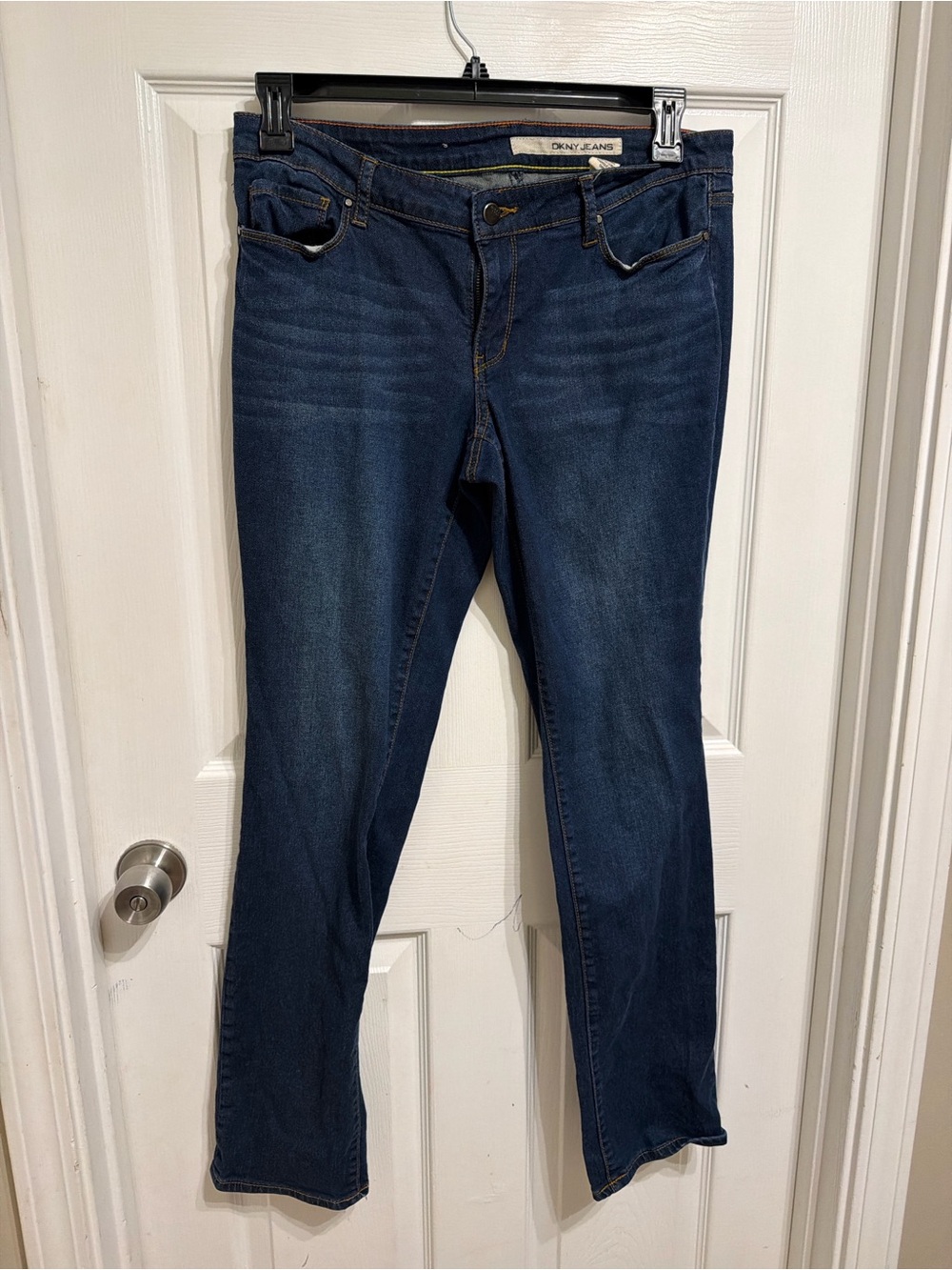 DKNY Women’s Dark Blue Boot-Cut Jeans